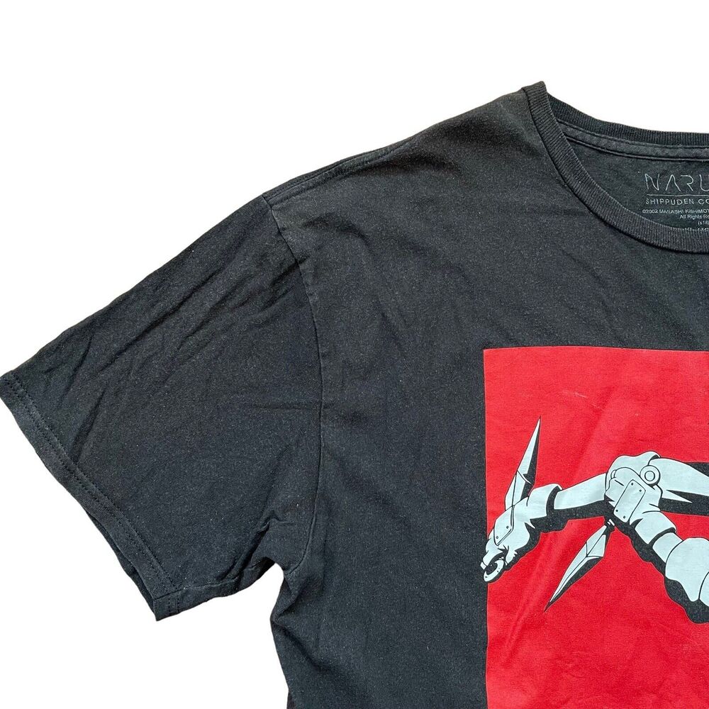 Naruto Mens Size XL T-Shirt Short Sleeve Shippuden Collection Tee 2002 FADED - Picture 7 of 11